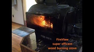 Super Efficent Wood Stove - FireView - YouTube