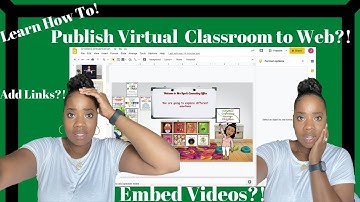 Learn How to Add Links, Embed Videos, and Publish Virtural Classroom to Web