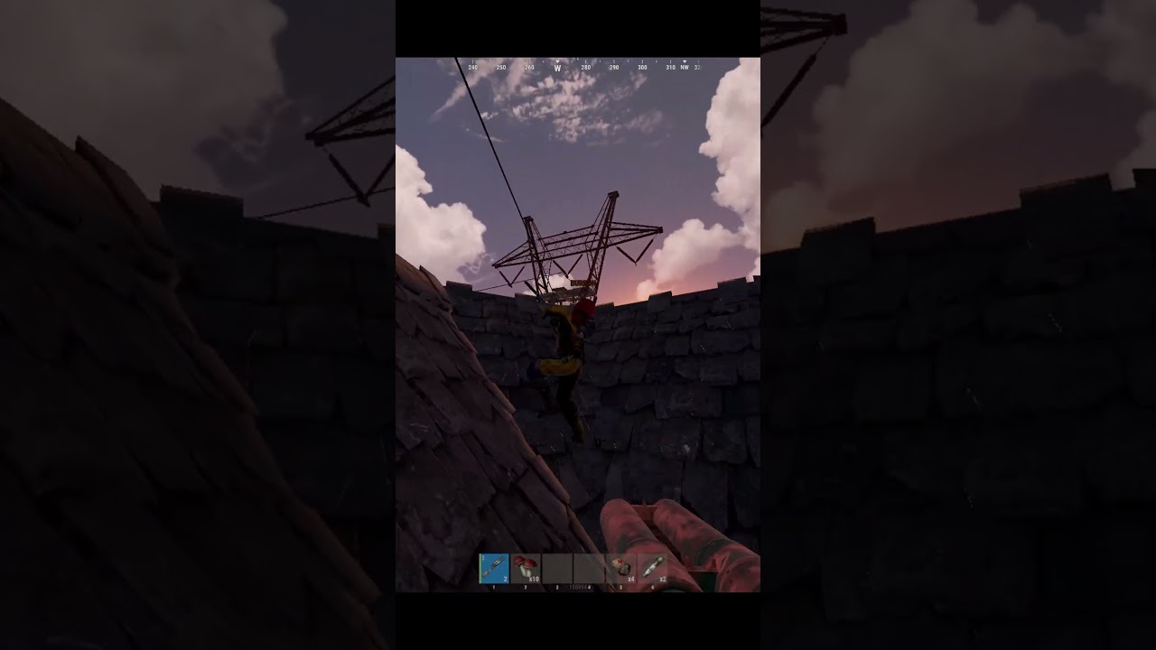 how to kill roof camp in rust 😂❤
