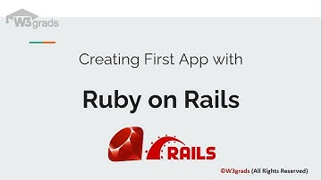 Creating First App In Rails