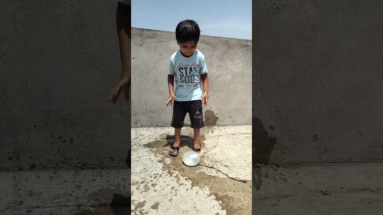 ફુગ્ગા માંથી પાણી નીકળી ગયું 