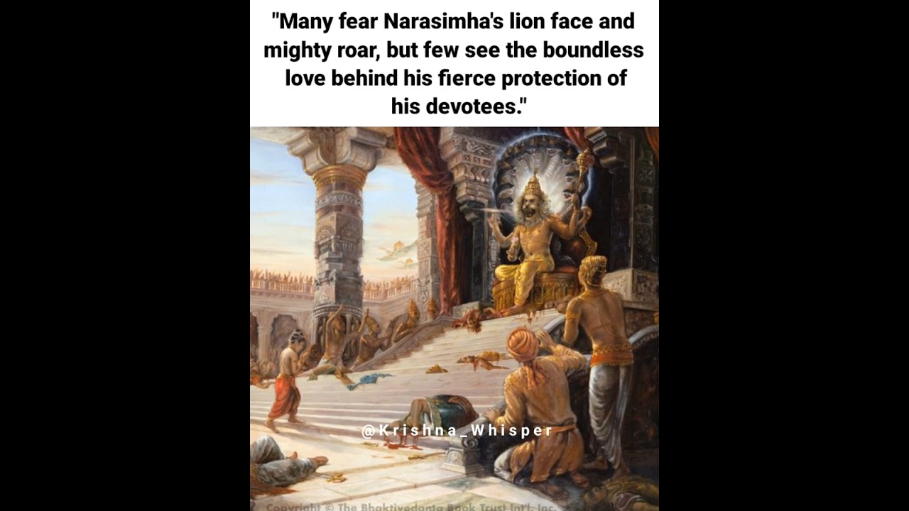 Narasimha Avatar – The God of Rage & Protection 🙏🏻🔥 
