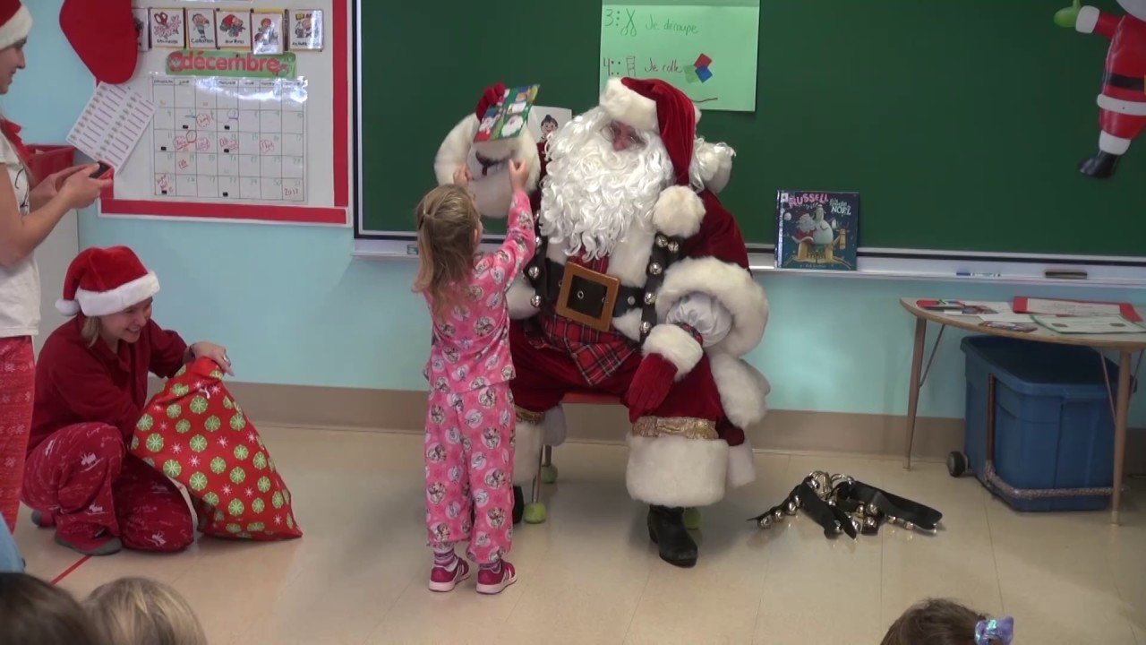 Santa Claus Père Noël École les Alizées 2016 avec son original