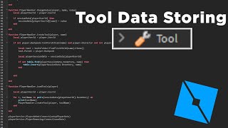 How to Save Tools using Data Stores - Roblox Studio