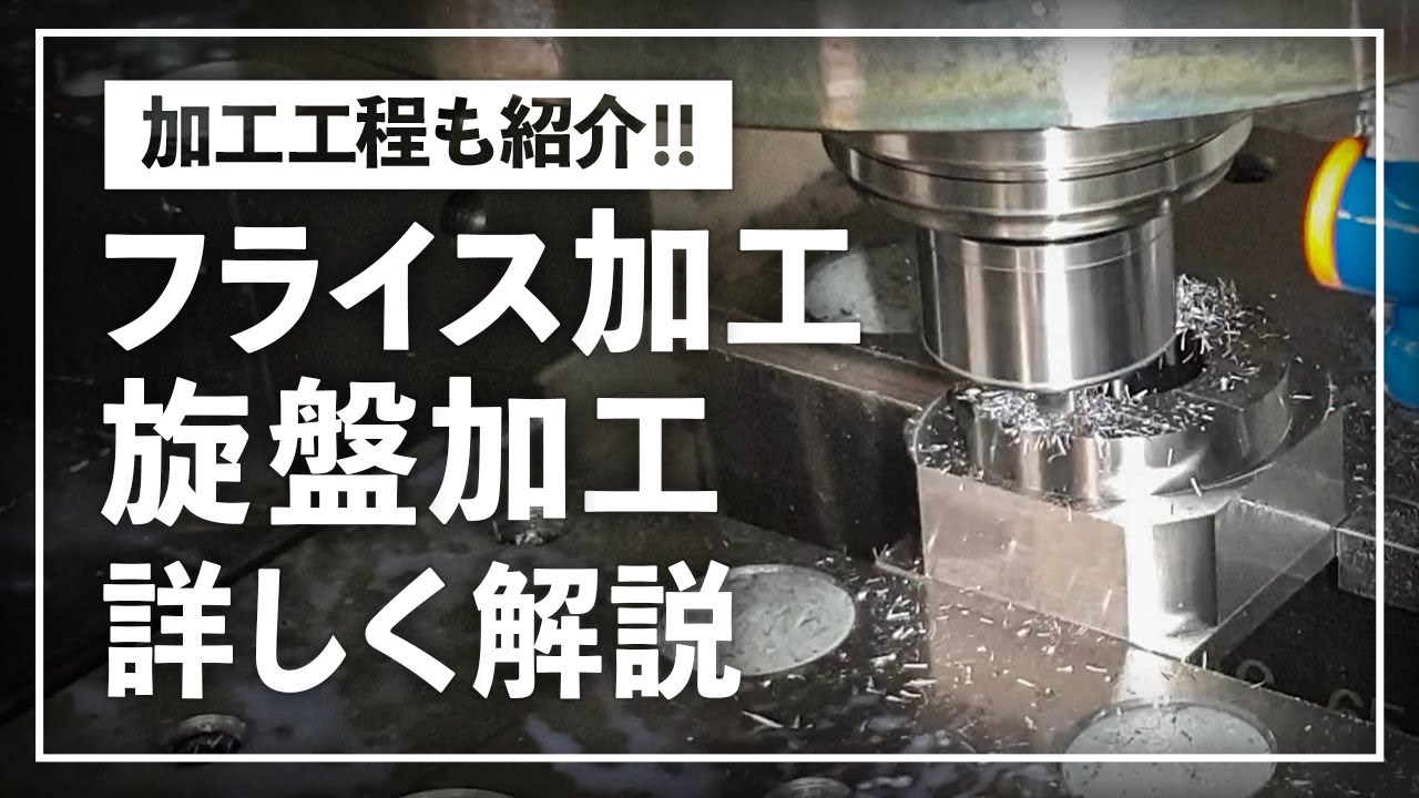 17 フライス加工と旋盤加工の解説 - YouTube