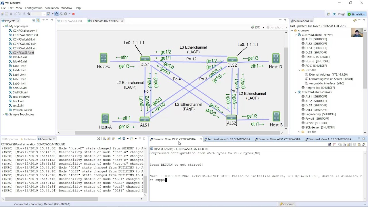 CCNPv7 SWITCH - Practice Skills Assessment
