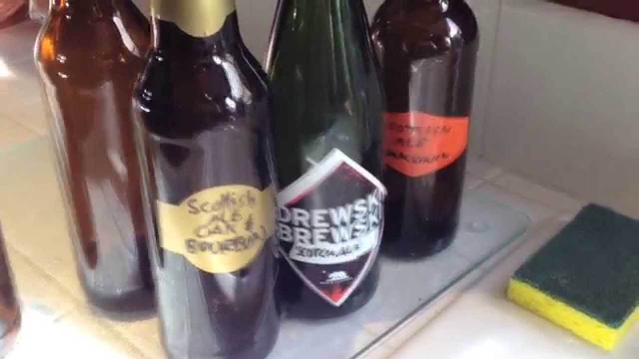 Dishwasher safe demo Writable beer labels from Garage Monk YouTube