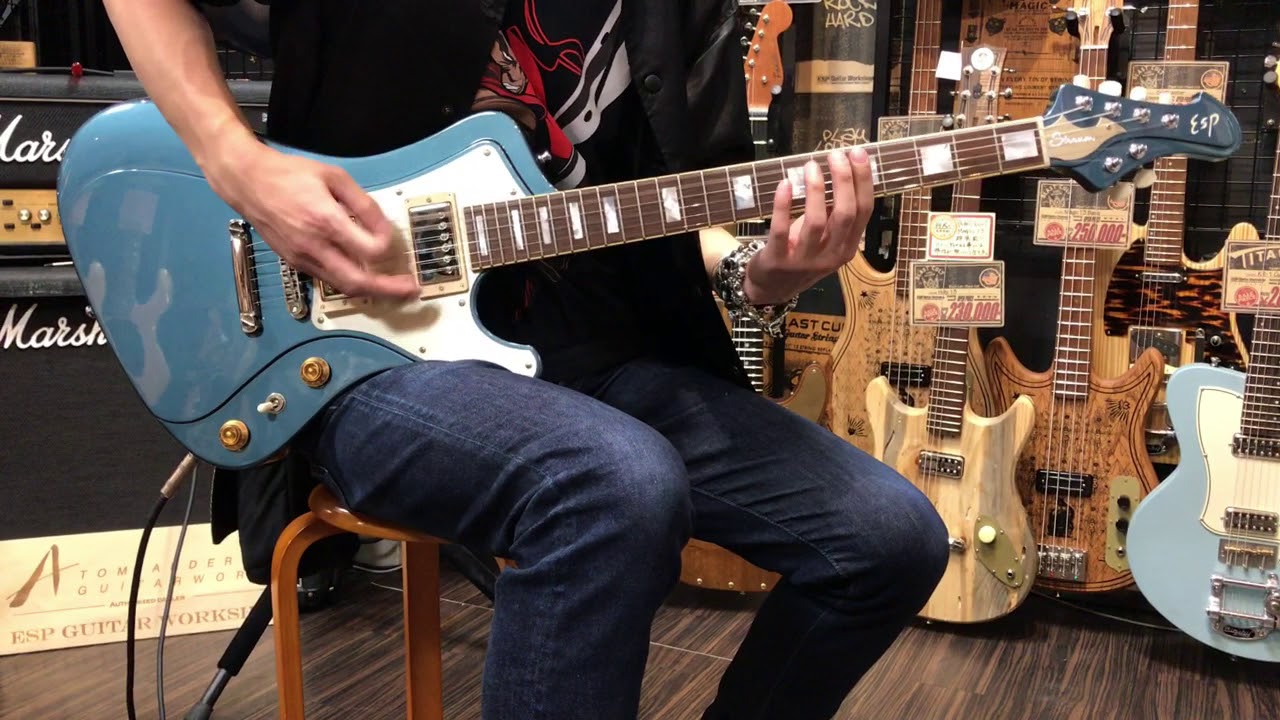 試奏動画】ESP STREAM-GT Classic【Supreme Blue】 - YouTube