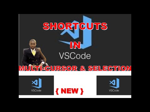Shortcuts in VS Code Multi Cursor and Selection