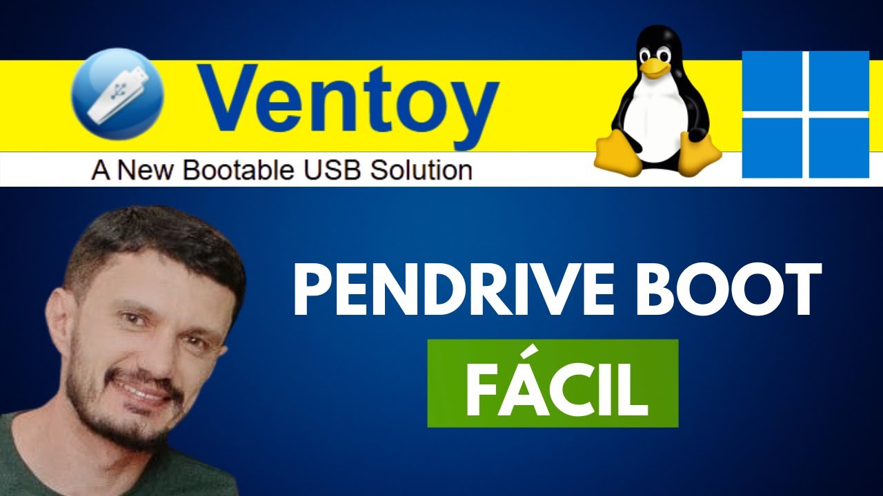 COMO CRIAR PENDRIVE BOOTAVEL COM VENTOY VÁRIOS SISTEMAS COM IMAGEM ISO NO PENDRIVE WINDOWS LINUX ISO