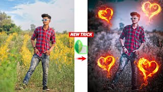 Snapseed Crazy Heart Fire Effect Photo Editing | Kn Creation screenshot 4