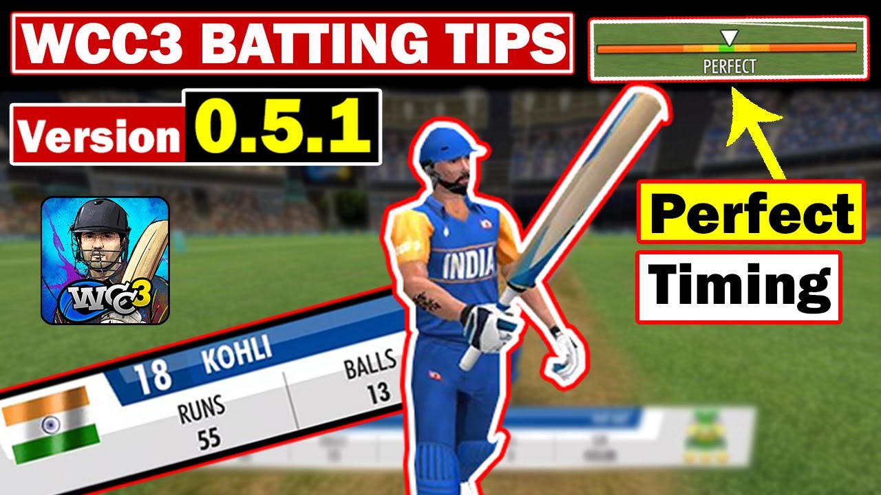 WCC3 BATTING TIPS 0.5 VERSION | WCC3 BATTING TIPS NEW VERSION | WCC3 NEW BATTING TIPS 0.5 VERSION