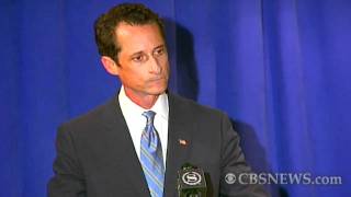 Weiner apologizes to wife, family and Andrew Breitbart