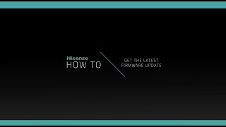 How to update the firmware on your Hisense TV | Hisense Australia - YouTube