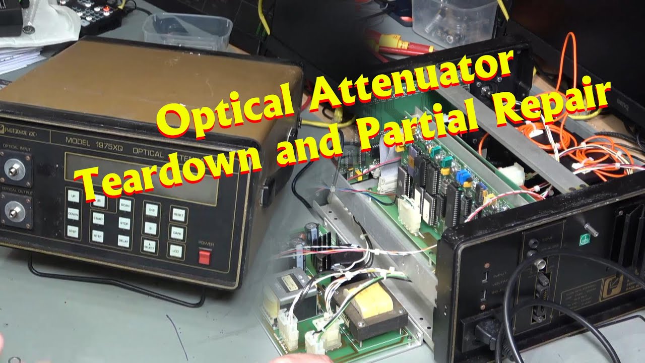 Photodyne 1975XQ Optical Attenuator Repair 0092 YouTube