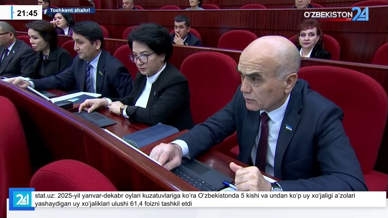 Oliy Majlis Qonunchilik palatasi yalpi majlisi I Axborot 24 (21.01.2026)