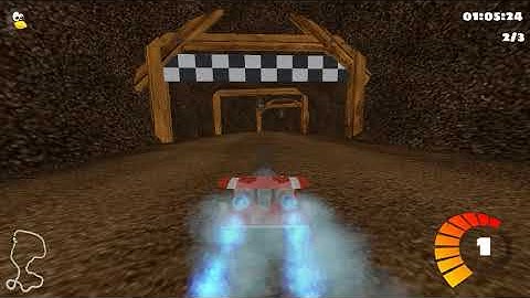 SuperTuxKart 0.9.3: Old Mine - 01:37.576