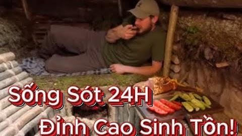 Tự Tay Xây Cả Căn Lều Hoàn Thiện Trong Rừng – Kèm Bữa Ăn Xa Xỉ