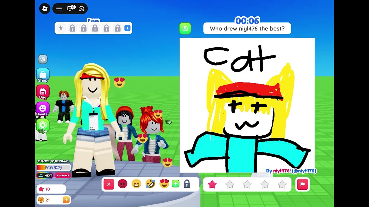 First time playing draw me pls no hate im just a kid 