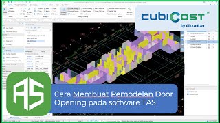 Cara Membuat Pemodelan Door Opening pada software TAS screenshot 3