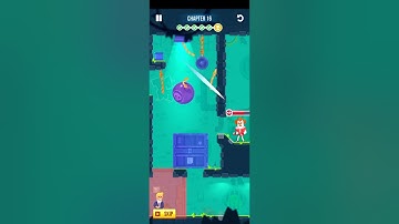 SAVE MASTER ROPE CUT CHAPTER 16 PART 2 WALKTHROUGH GAMEPLAY ANDROID I O S#cut #rope #shorts