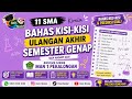 No.1-2 PEMBAHASAN LENGKAP KISI-KISI KIMIA 11 SMA MAN 1 PEKALONGAN (SEMESTER 2)