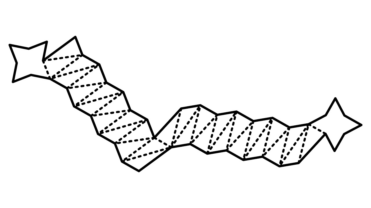 組み立てると、どんな形になるでしょう？