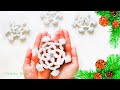 СНЕЖИНКА ЗА 10 МИНУТ ! SNOWFLAKE FROM YARN