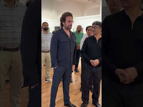 Fardeen Khan Inaugurate Cohesive Impulses, A Solo Exhibition By Sanjay Kumar Srivastav