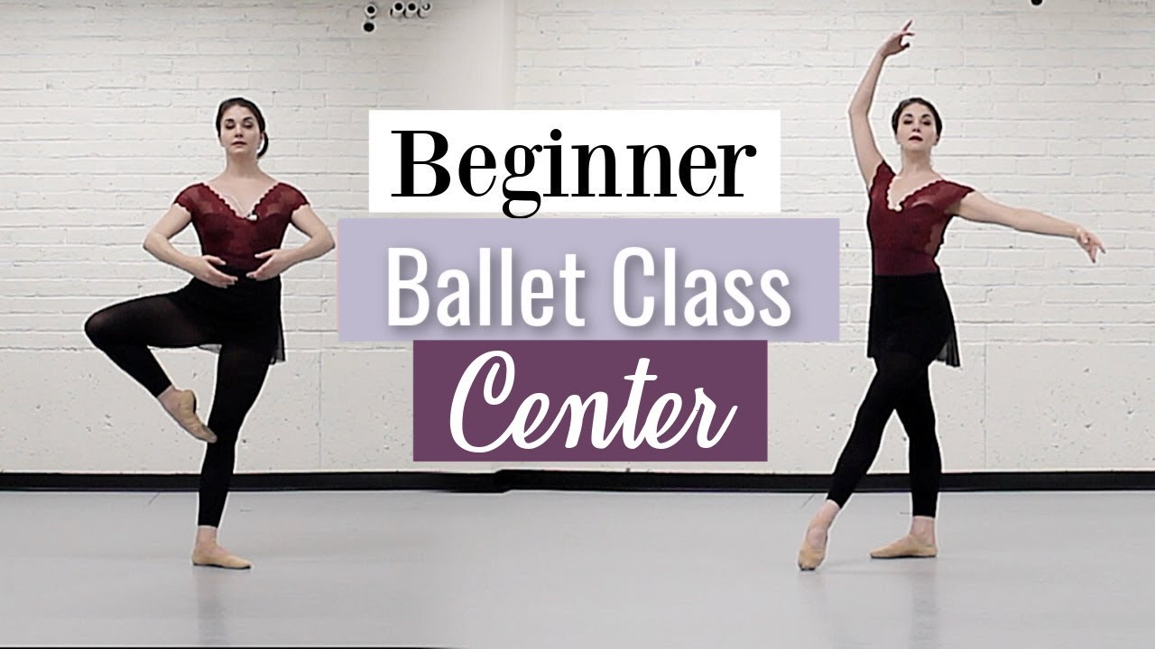 Beginner Ballet Class Center | Home Workout Kathryn Morgan -
