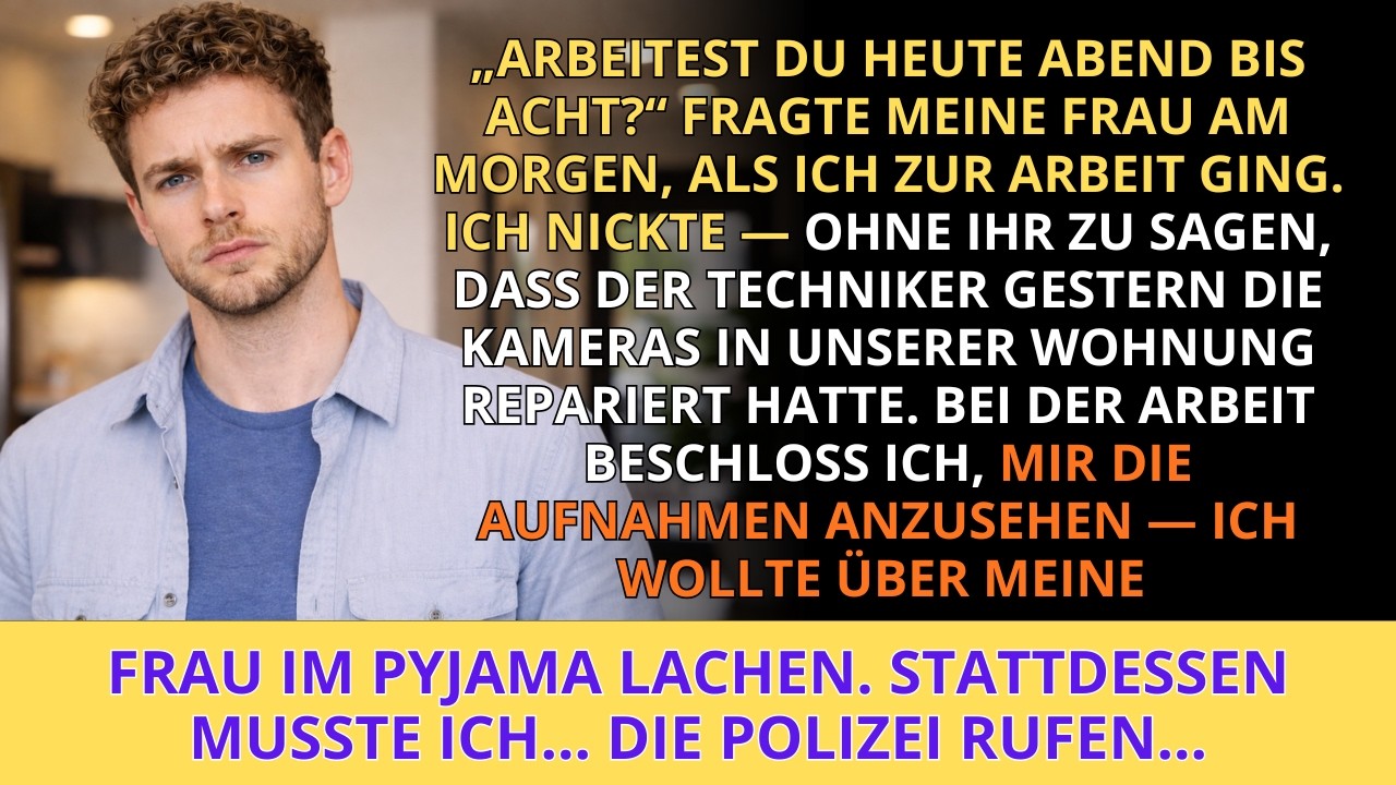 Ich habe meiner FRAU nicht gesagt, dass der Reparaturmann die Kameras in unserem Haus repariert h...