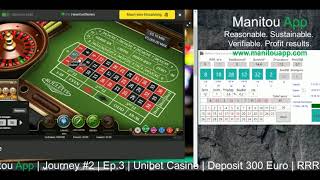 Manitou App | Journey #2 | Ep. 3 | Unibet casino | live RNG online roulette | Strategies and systems screenshot 5