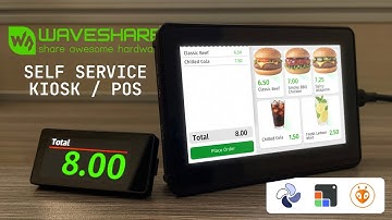 Self Service Kiosk with LVGL & EEZ Studio on @waveshareelectronics   4.3” ESP32-S3 display  #lvgl