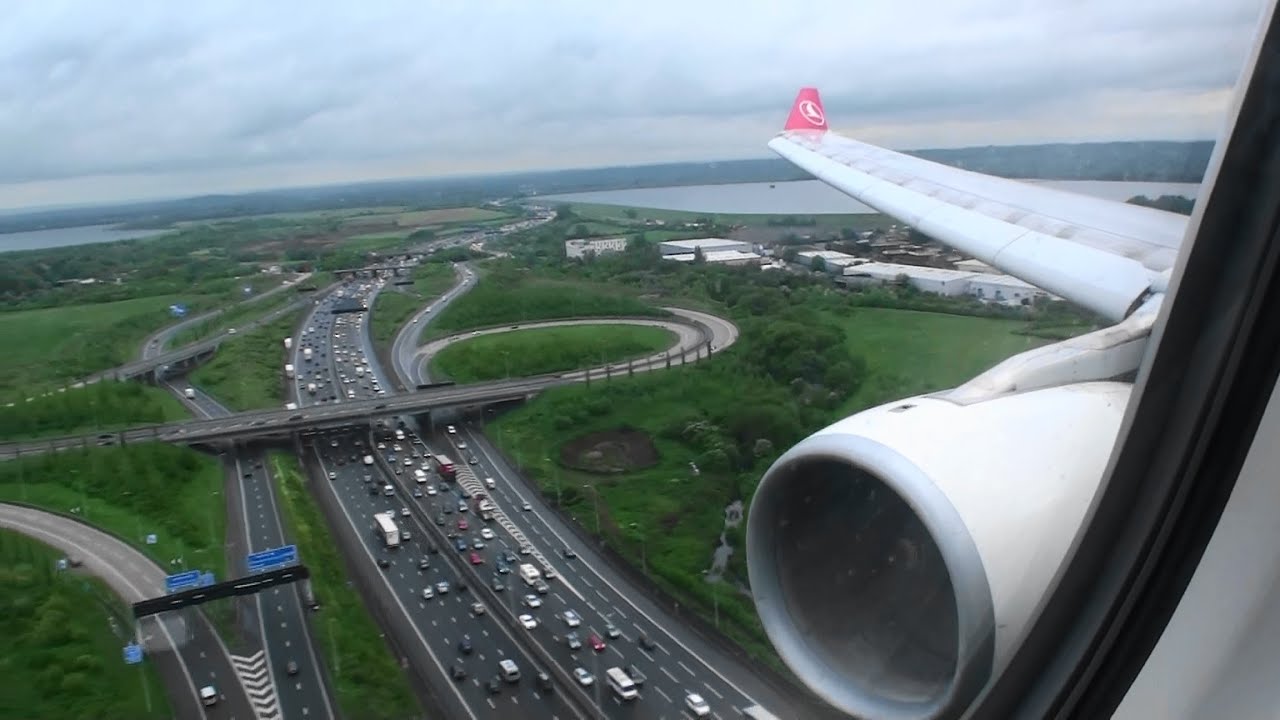 Fantastic Turkish Airlines HD A330-300 Landing At London Heathrow!!! awesome oscillator