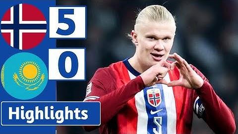 NORWAY VS KAZAKHSTAN ( 3 0 ) | HIGHLIGHTS | UEFA NATIONS LEAGUE