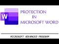 Microsoft word document protection
