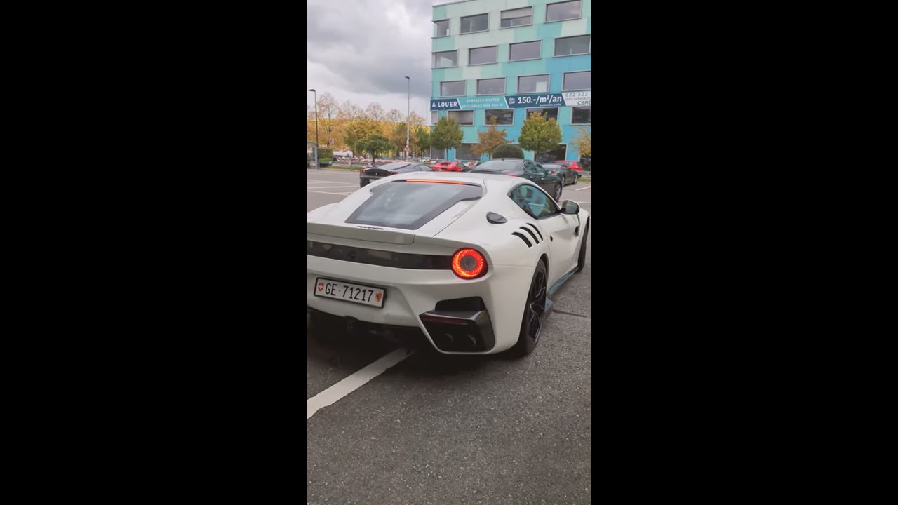 Loud Ferrari F12 TDF with Full Novitec Exhaust