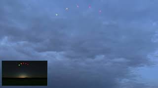 Five Synchronized Drones 4K