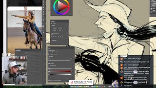 Stylized art study and chatting! ✏️