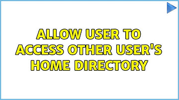 Allow User To Access Other User