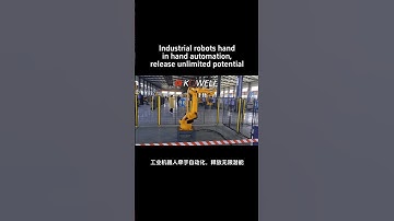 Industrial robots hand in hand automation, release unlimited potential #machine #factory