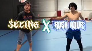 SEEING X RUSH HOUR ( JACOBIE BURTON X TIKI WU )