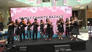 The Storm Musical Ensembe Performing Can Can At 1 Mont Kiara