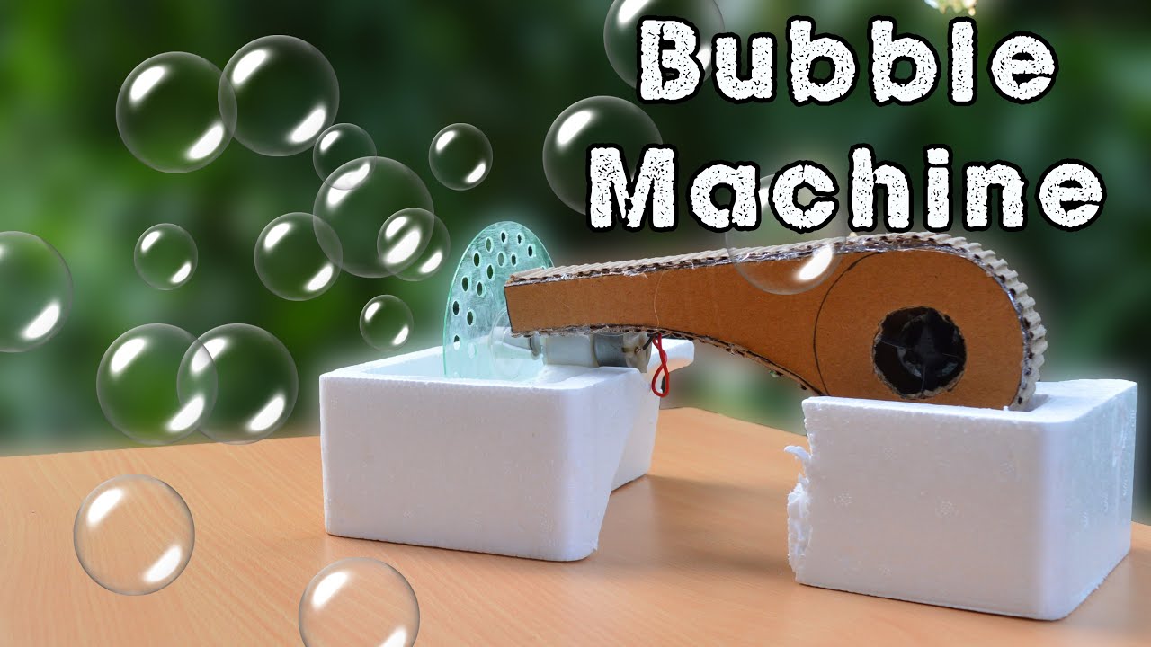 How to make a Bubble Machine / DIY Bubble Blower  Doovi