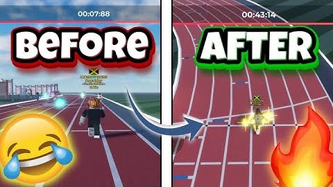 How to become INSANELY FAST in ROBLOX TRACK AND FIELD INFINITE On MOBILE