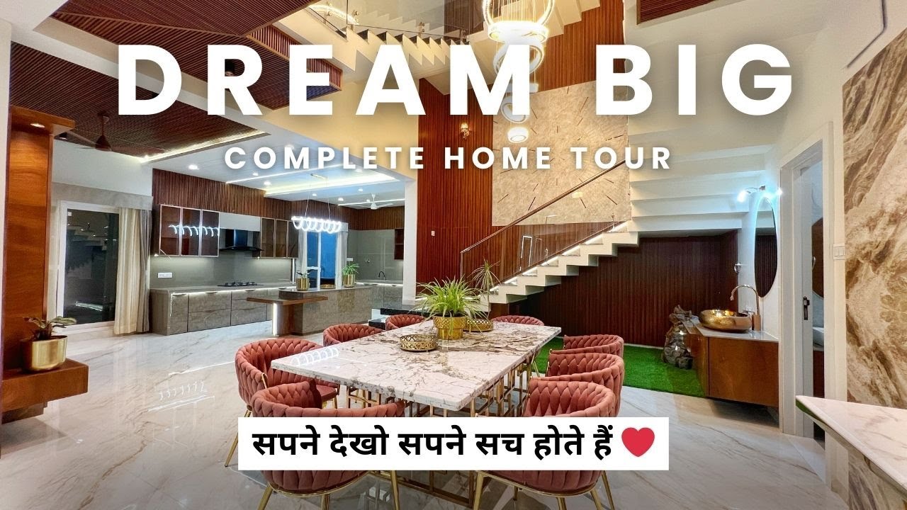 VN183 5350Sqft West Facing House Design with Latest Interior Design | 75x72 Kothi For Sale in Indore