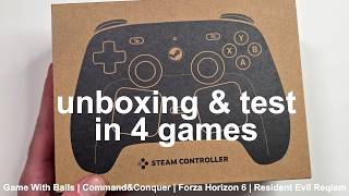 new Steam Controller unboxing & test