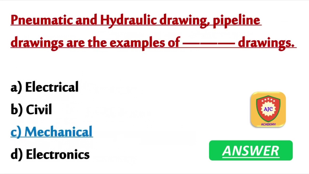 TNPSC - Road Inspector Exam/Basic Engineering Drawing/MCQ’s - 1