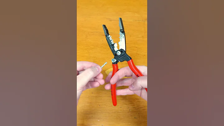 Knipex 13 71 8 Forged Wire Strippers - #knipex #tools #shorts