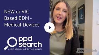 NSW or VIC Based BDM - Medical Devices